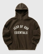 Fear of God Essentials BRUSHED HOODIE Brown Mens Hoody