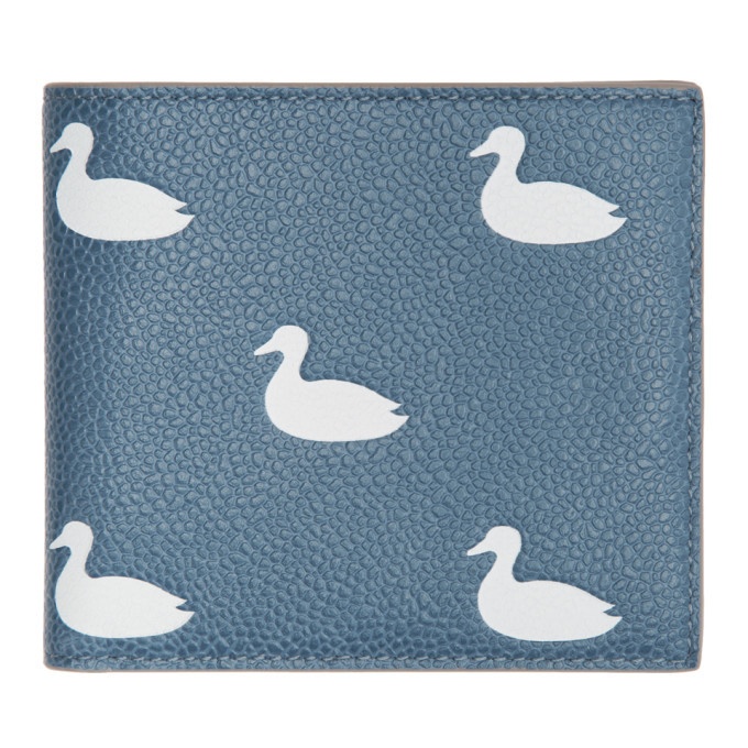 Photo: Thom Browne Blue Duck Icon Bifold Wallet
