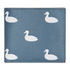 Thom Browne Blue Duck Icon Bifold Wallet