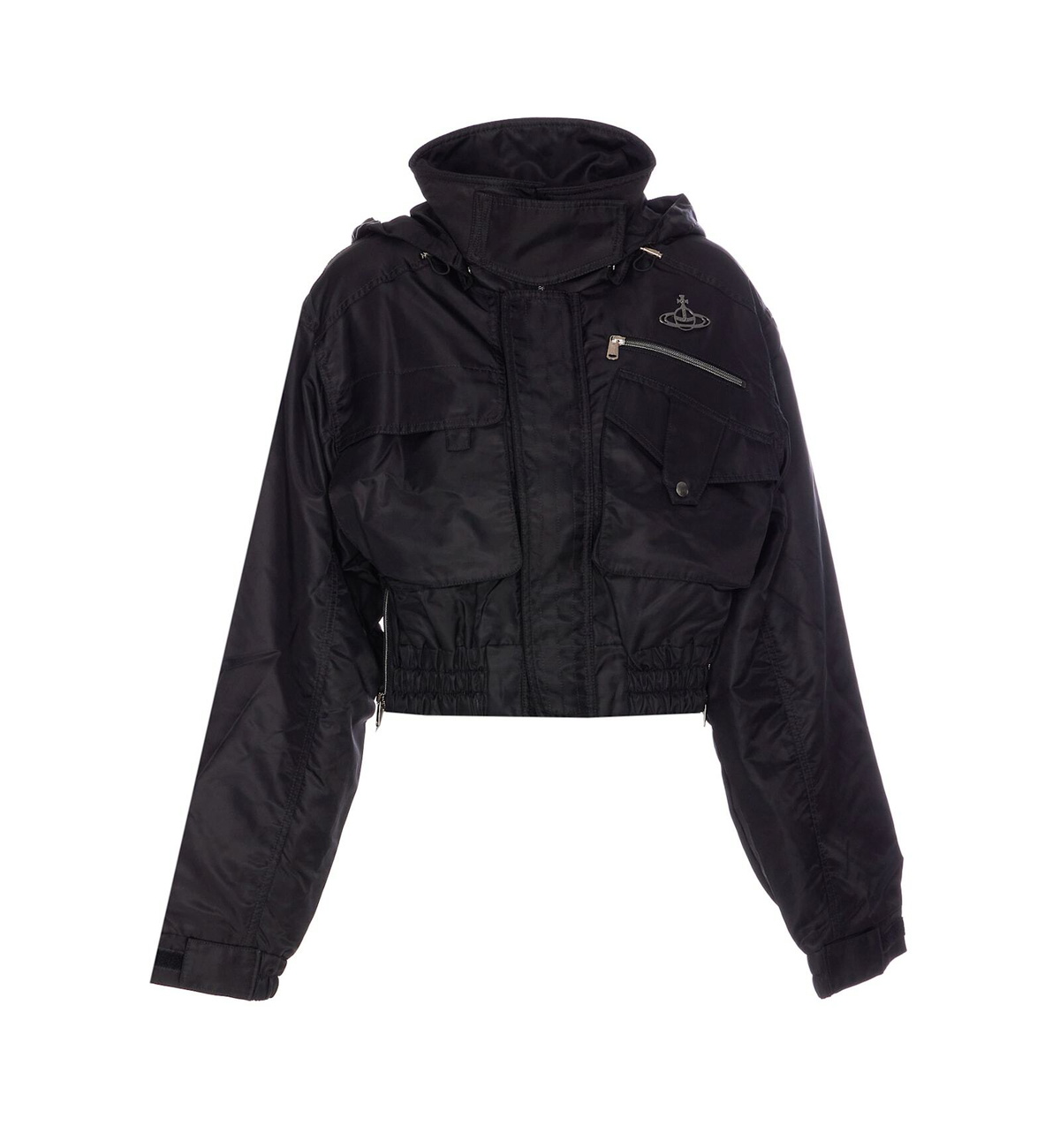 Vivienne Westwood Embroidered cropped denim jacket Vivienne
