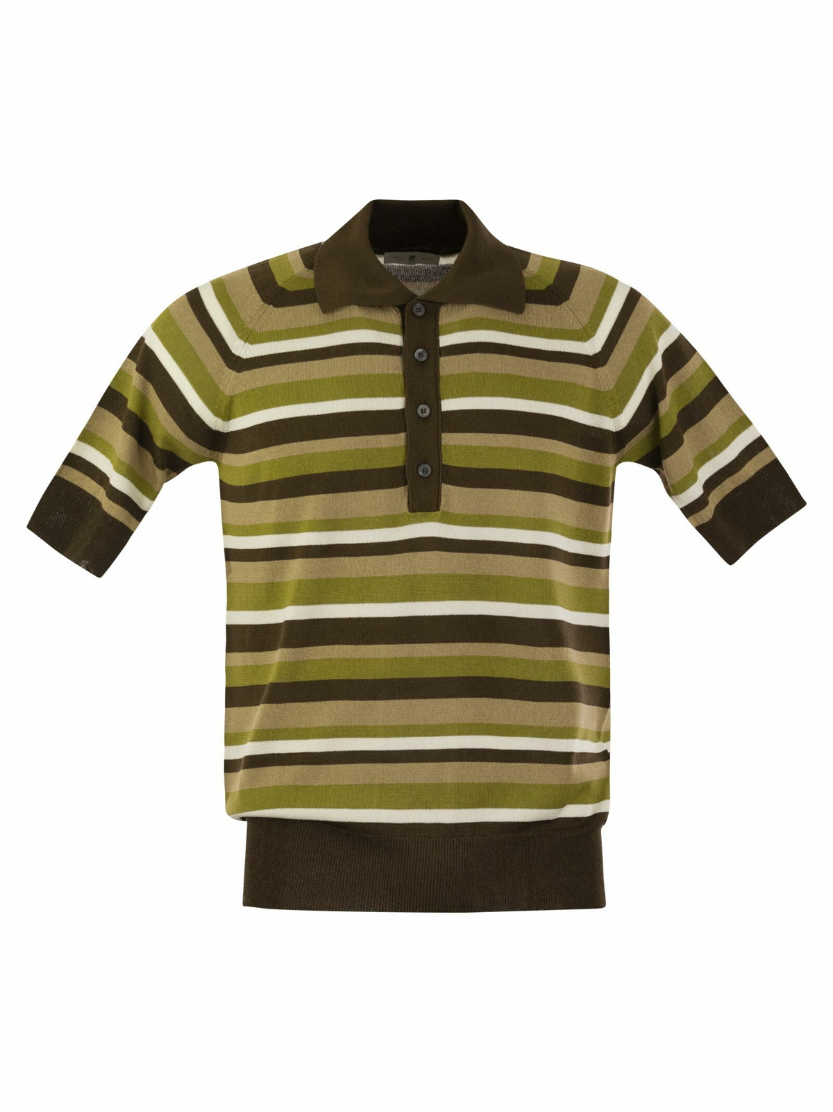 Tシャツ・カットソー PT TORINO FW24 Wool polo shirt (TL4SPL020NTS07MG 0990) PT Torino Wool Polo Shirt PT Torino