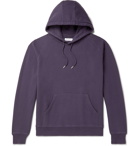 Pop Trading Company - Logo-Print Fleece-Back Cotton-Jersey Hoodie - Purple