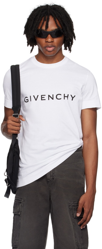 Photo: Givenchy White Archetype T-Shirt