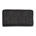Gucci Black Quilted G Rhombus Wallet