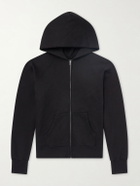 Les Tien - Cotton-Jersey Zip-Up Hoodie - Black