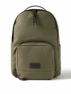 Polo Ralph Lauren - Leather-Trimmed Cotton-Canvas Backpack