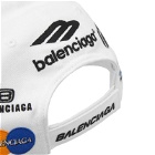 Balenciaga Men's Logo Cap in White