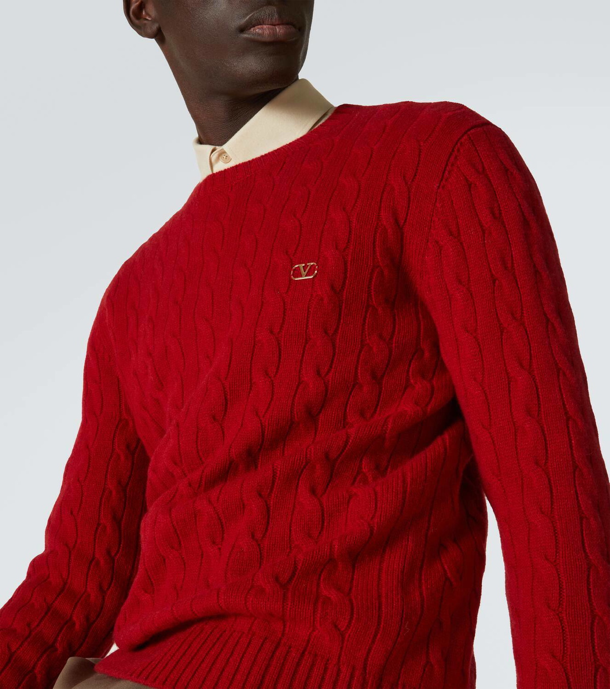VALENTINO ニット 中古・古着通販】VALENTINO (ヴァレンティノ) ロゴカシミヤニット