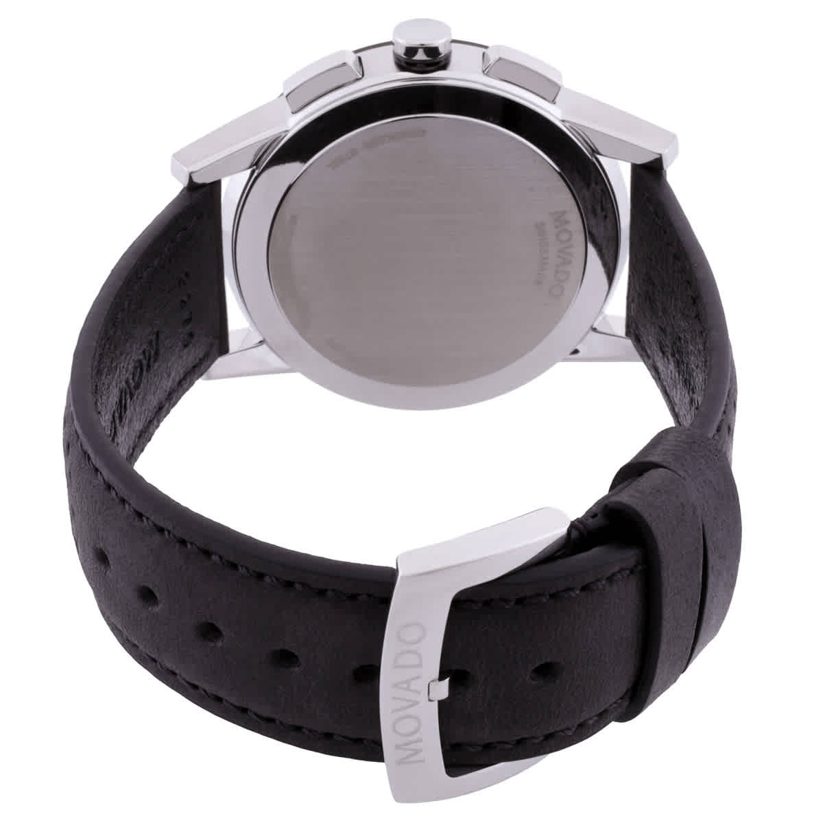 Movado Museum Sport Chronograph Quartz Burgundy Dial Mens Watch 0607897