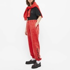 Aries Women's No Problemo Sweat Pant in Red