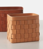 Giobagnara Mondina Small woven leather basket