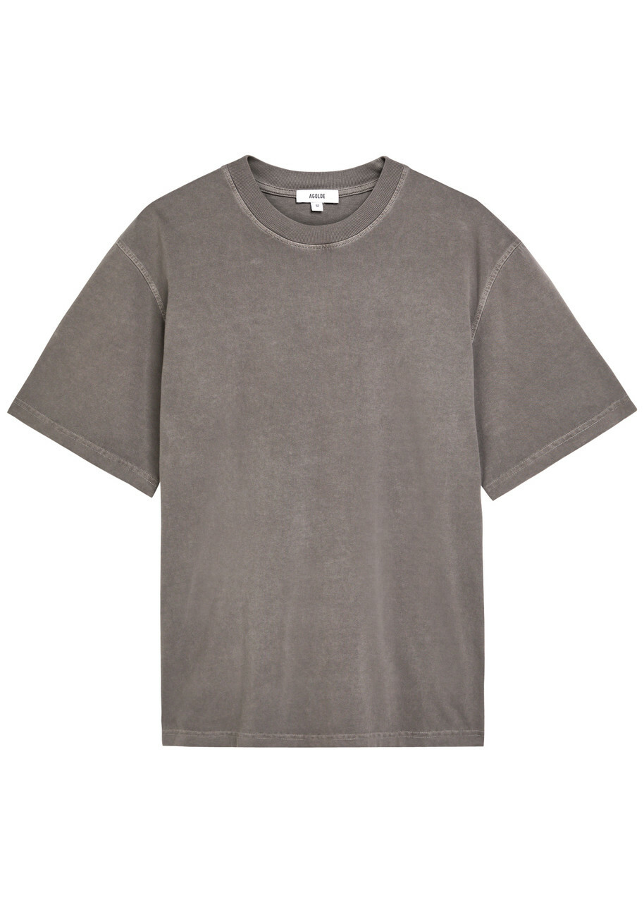 Agolde Flint Cotton T-shirt Grey