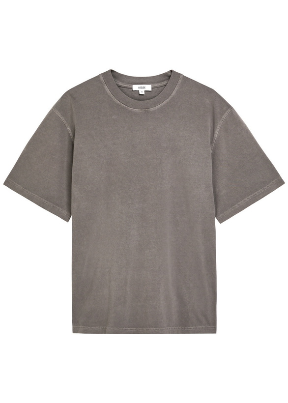 Photo: Agolde Flint Cotton T-shirt Grey