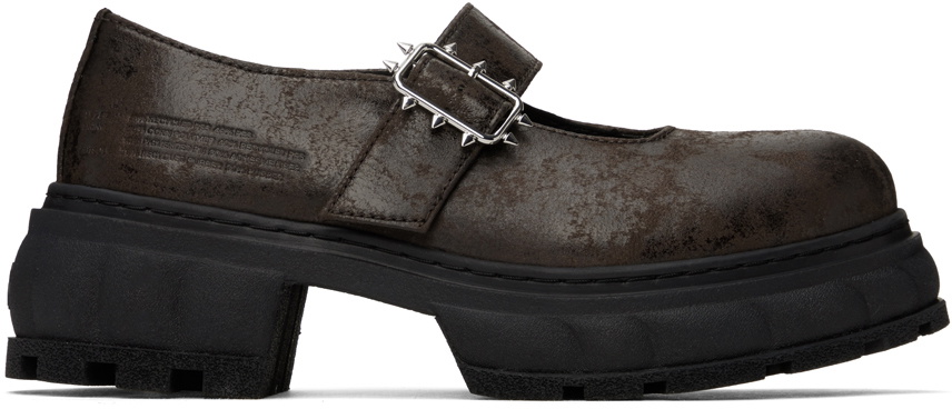 Virón SSENSE Exclusive Brown Impulse Oxfords