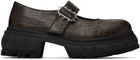 Virón SSENSE Exclusive Brown Impulse Oxfords