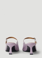 Reike Nen Pointed Mary Jane Kitten Heel Mules