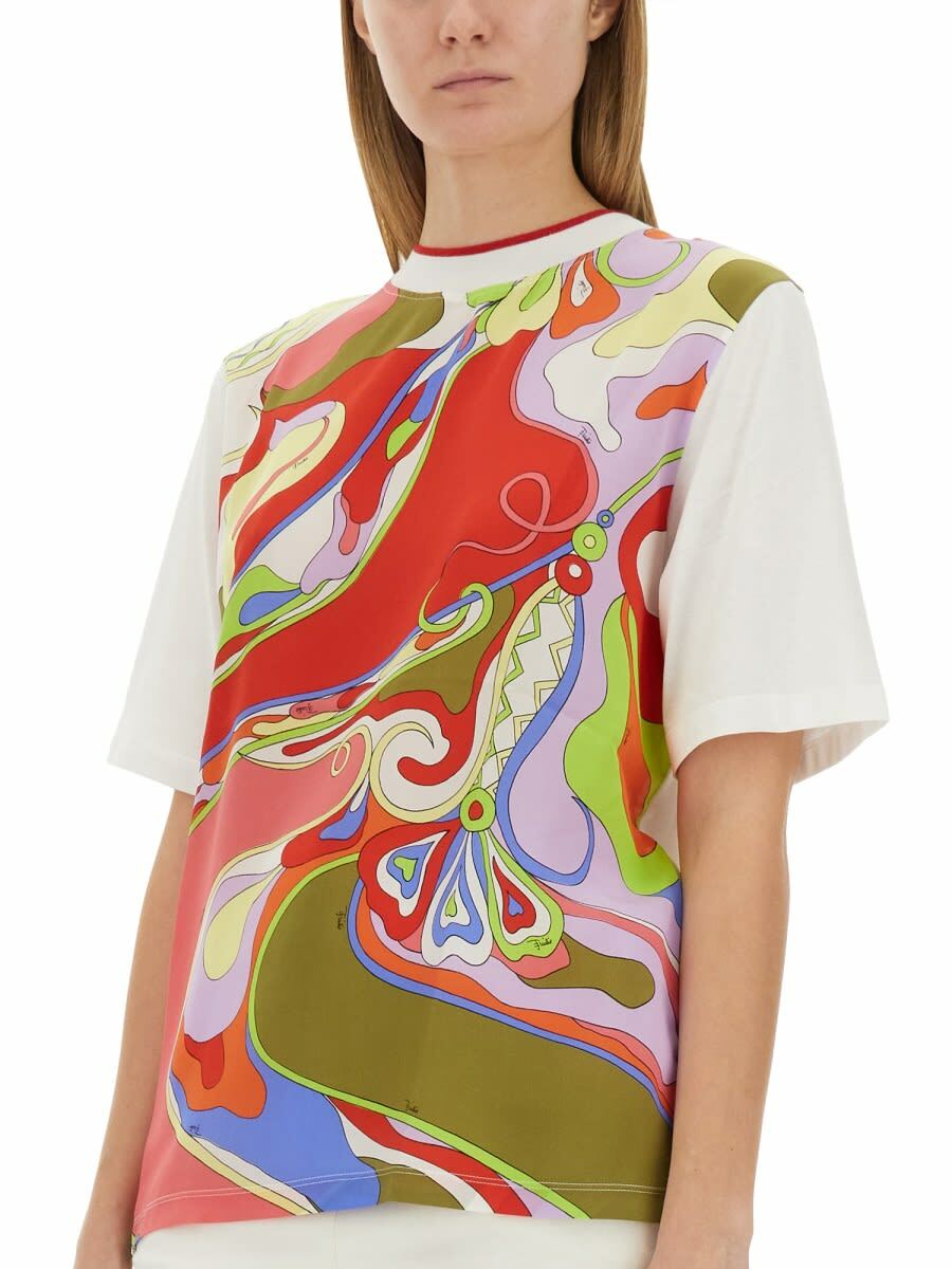 Pucci T-shirt With Print Emilio Pucci