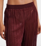 Jade Swim Amaya sheer wide-leg pants