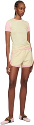 Moschino Beige Jacquard Shorts