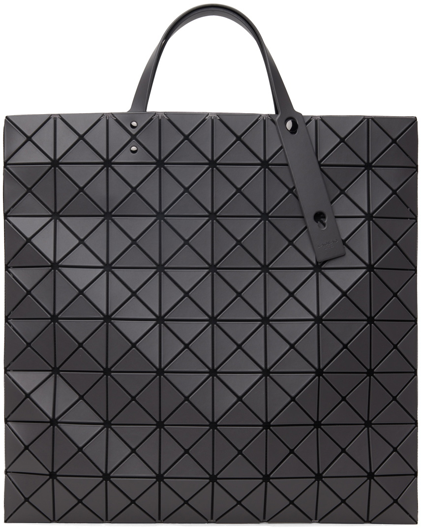 BAO BAO ISSEY MIYAKE Gray Lucent Matte Tote Bao Bao Issey Miyake