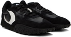 Marine Serre Black MS Rise Sneakers