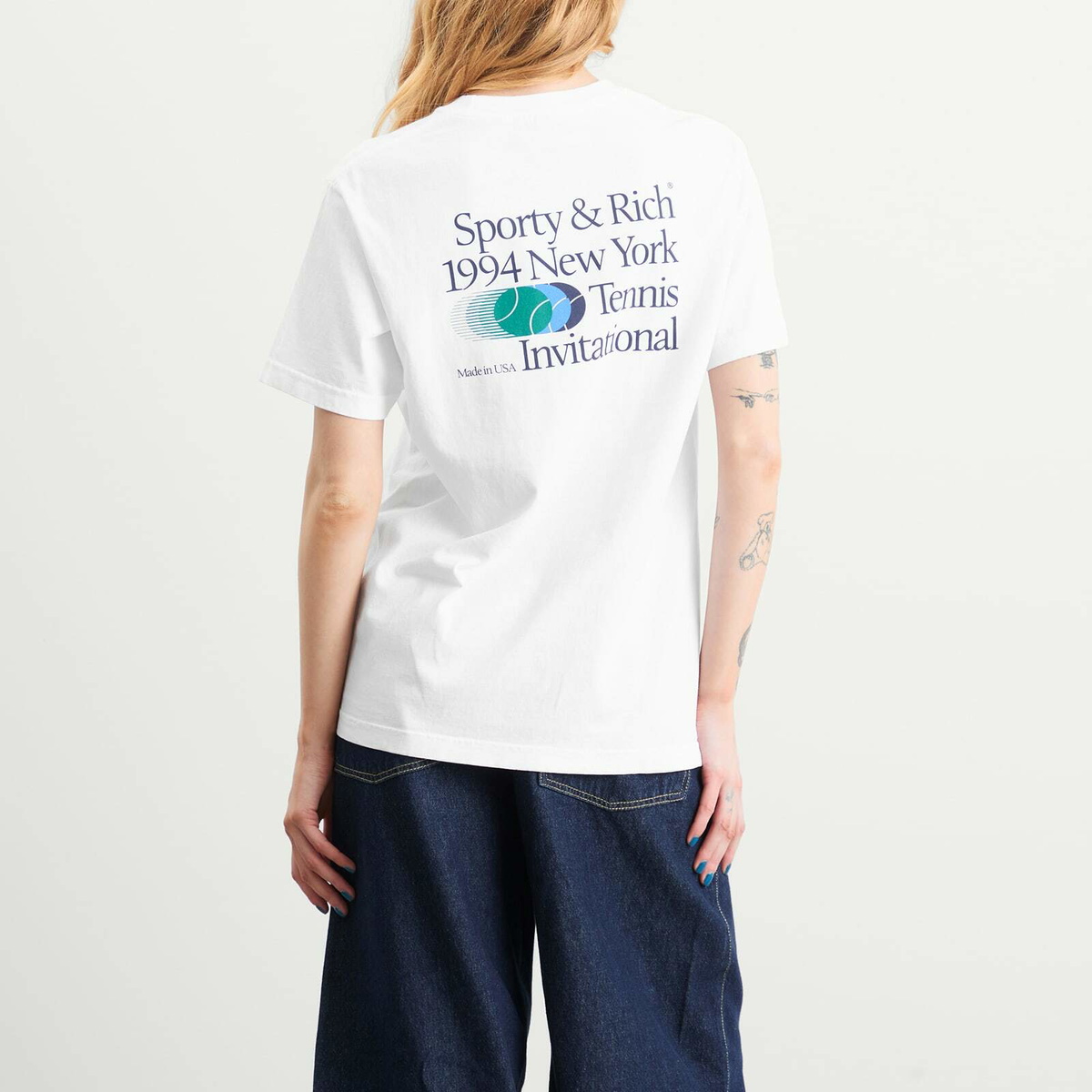 Sporty & Rich Women's Invitational T-Shirt in White