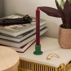 HAY Pattern Candle - Check in Wine/Bordeaux 