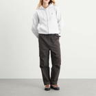 Gramicci One Point Zip Hooded Sweatshirt in Heather Ash