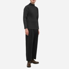 Homme Plissé Issey Miyake Men's Pleated Roll Neck in Black