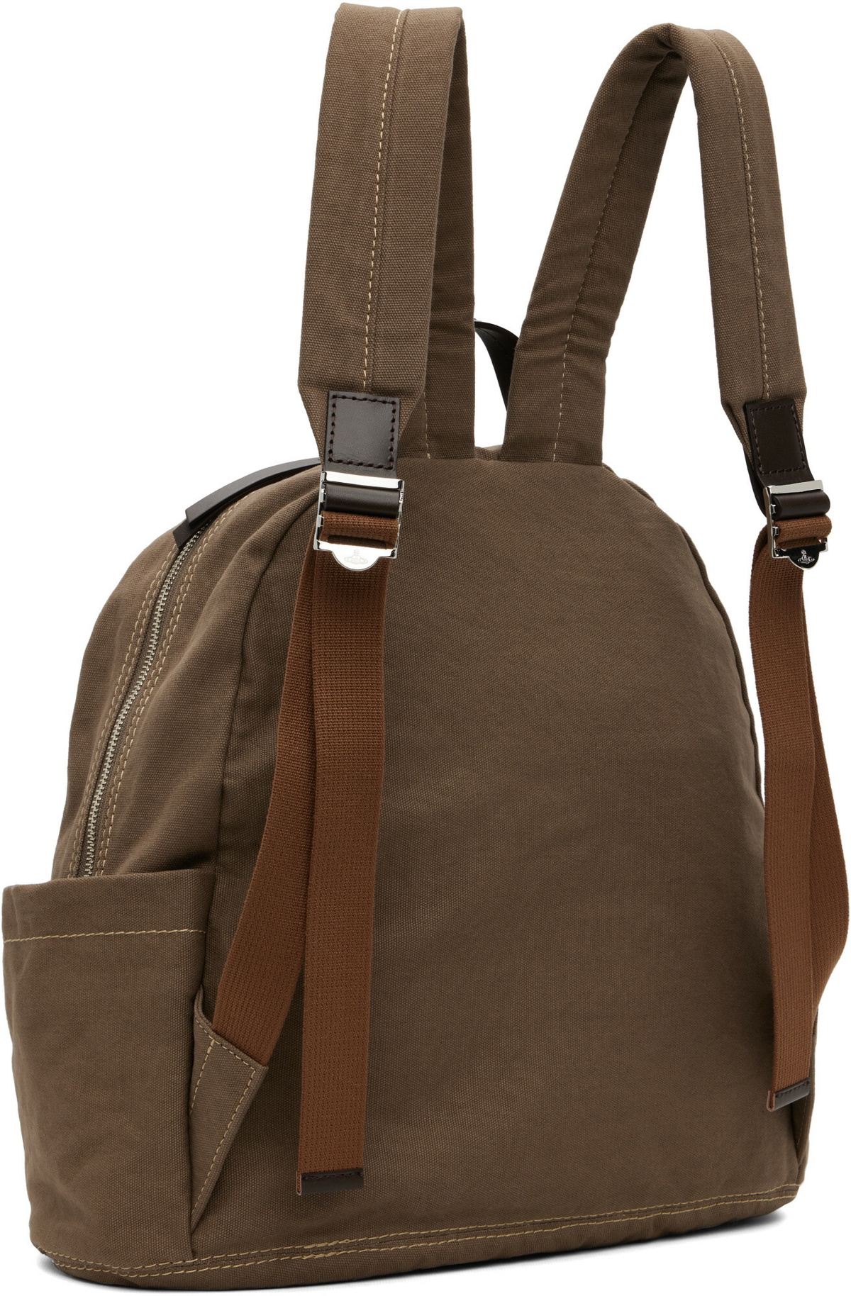 Vivienne Westwood Khaki George Medium Backpack