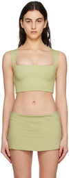 Danielle Guizio Green Celestial Tank Top