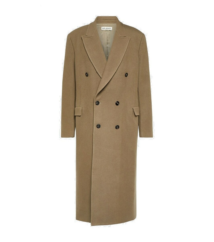 Photo: Our Legacy Extended Whale wool-blend overcoat