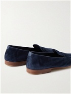 Edward Green - Padstow Suede Loafers - Blue