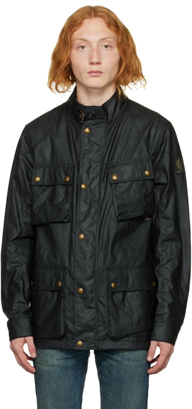 Photo: Belstaff Black Fieldmaster Jacket