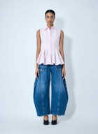 Sportmax Wide-Leg Denim Trousers