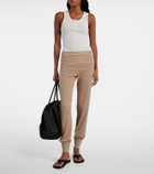 The Row Jearl cotton and cashmere sweatpants