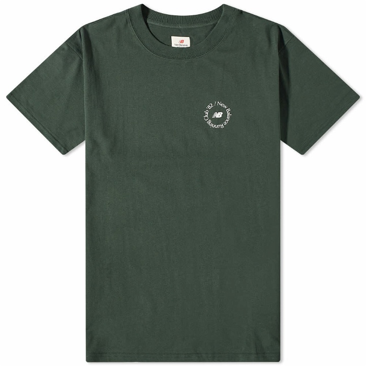 Photo: New Balance Men's Made in USA Run Club T-Shirt in Green