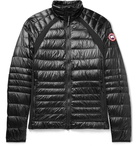 Canada Goose - HyBridge Lite Slim-Fit Quilted Fleece-Back Jersey-Trimmed Nylon-Ripstop Down Jacket - Black