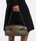 Ferragamo Hug East-West Small leather shoulder bag