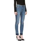 Dolce and Gabbana Indigo Ripped Audrey Jeans