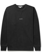 Acne Studios - Logo-Print Cotton-Jersey Sweatshirt - Black