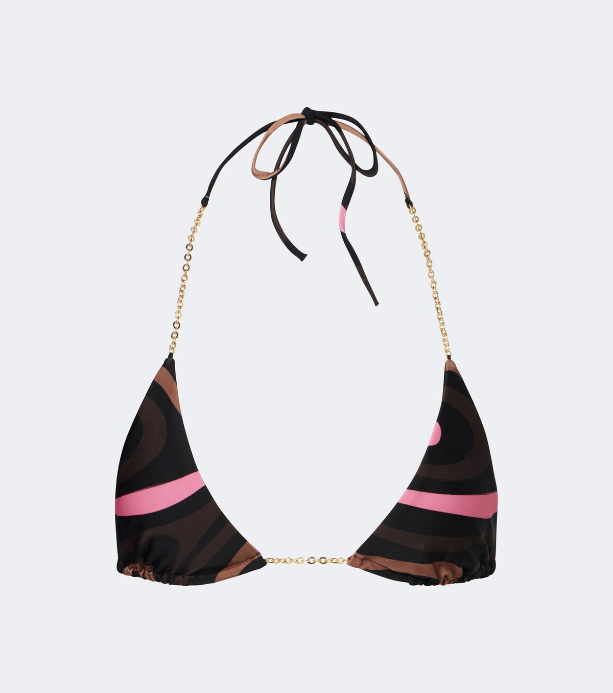 Pucci Marmo chain-detail bikini top