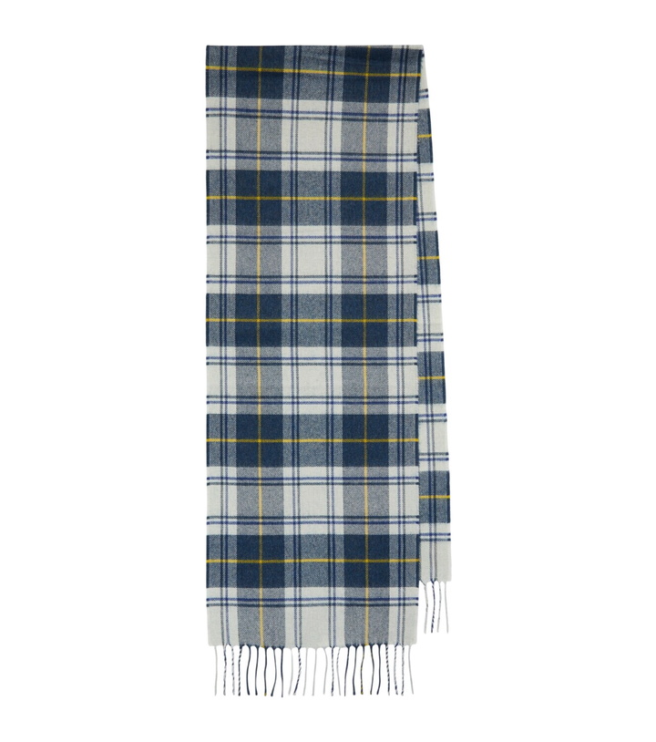 Photo: Dunhill Tartan cashmere scarf