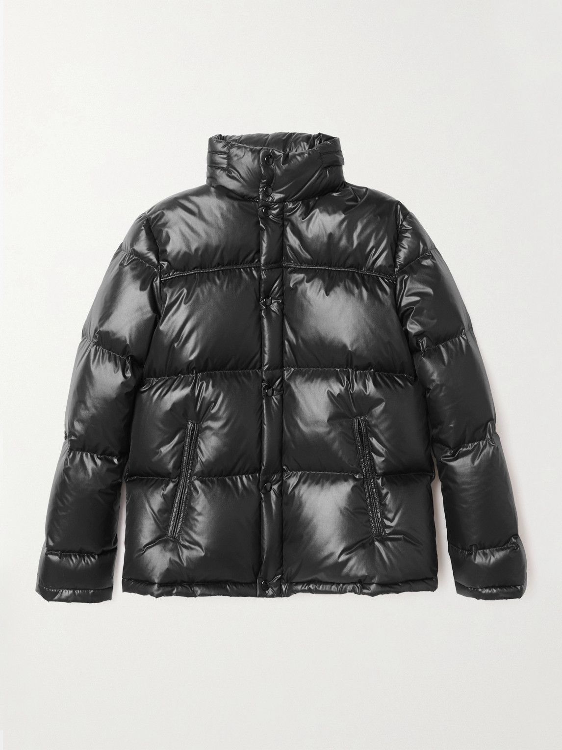 Photo: SAINT LAURENT - Quilted Shell Down Jacket - Black