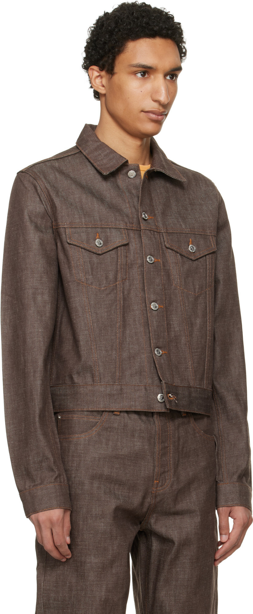A.P.C. Brown Lenny Denim Jacket