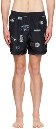 Carhartt Work In Progress Black Drift Swim Shorts