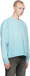 GUESS USA Blue Relaxed Sweatshirt