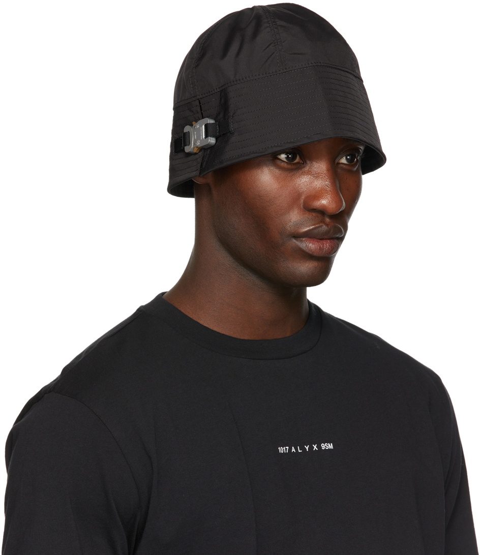 1017 ALYX 9SM Black Buckle Bucket Hat 1017 ALYX 9SM