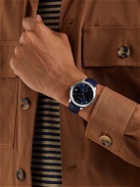 Buccellati - Ornatino Automatic 42mm 18-Karat White Gold and Croc-Effect Leather Watch, Ref. No. WAUMGE014262