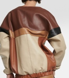 Chloé Patchwork leather blouse